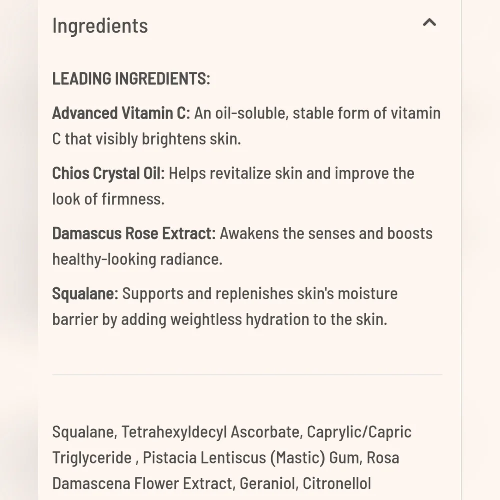 NEW BIOSSANCE Squalane + Vitamin C Rose Oil, Set of 3